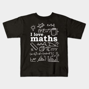 I love Maths Kids T-Shirt